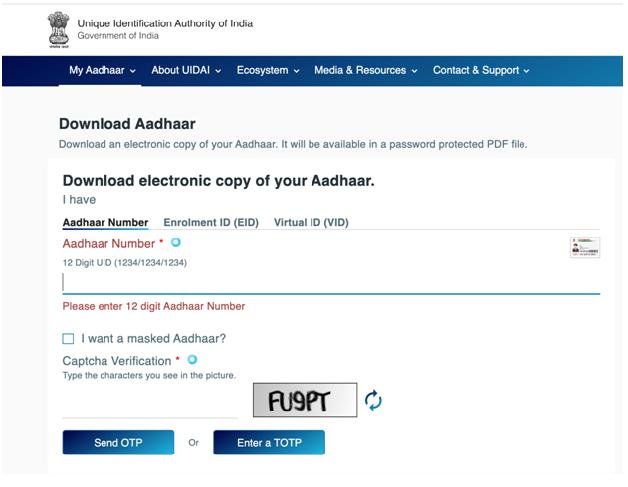 my-aadhaar-card-download