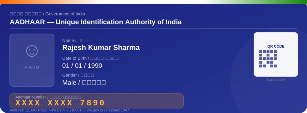 Aadhaar card